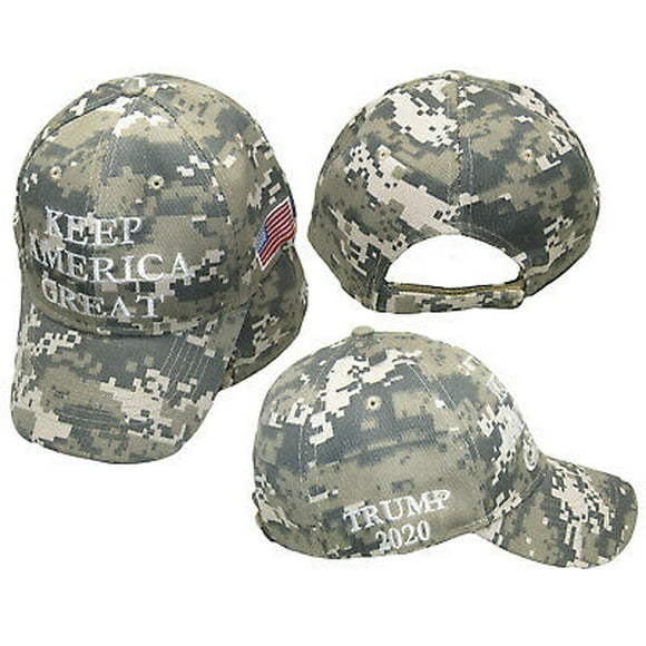 Women For Trump Woodland Camouflage Camo Pink Embroidered Hat Cap